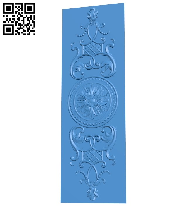Door pattern design A004744 download free stl files 3d model for CNC wood carving