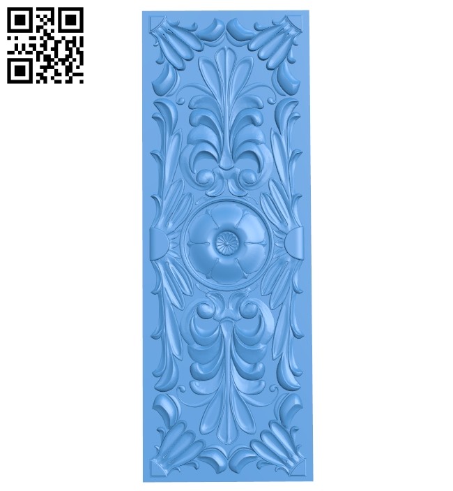 Door pattern design A004774 download free stl files 3d model for CNC wood carving