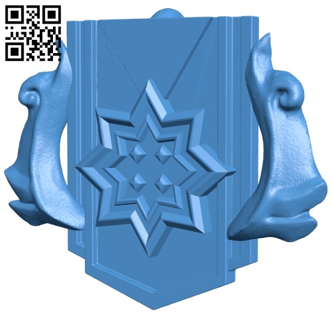 Dota 2 Keychain Archon Rank with logo B007059 file stl free download 3D Model for CNC and 3d printer