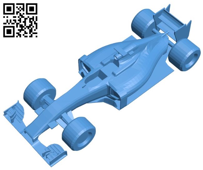 F1 car B006803 file stl free download 3D Model for CNC and 3d printer