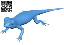 Fence Lizard B006636 file stl free download 3D Model for CNC and 3d printer