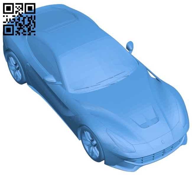 Ferrari F12 car B006699 file stl free download 3D Model for CNC and 3d printer
