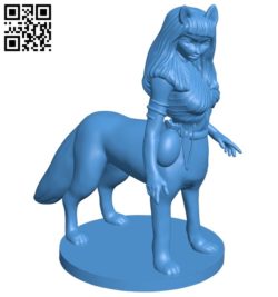 Foxtaur female slingshot B007049 file stl free download 3D Model for CNC and 3d printer