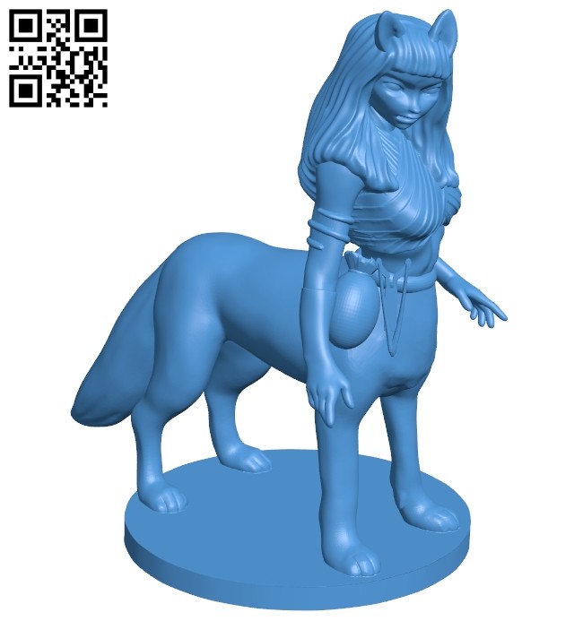 Foxtaur female slingshot B007049 file stl free download 3D Model for CNC and 3d printer