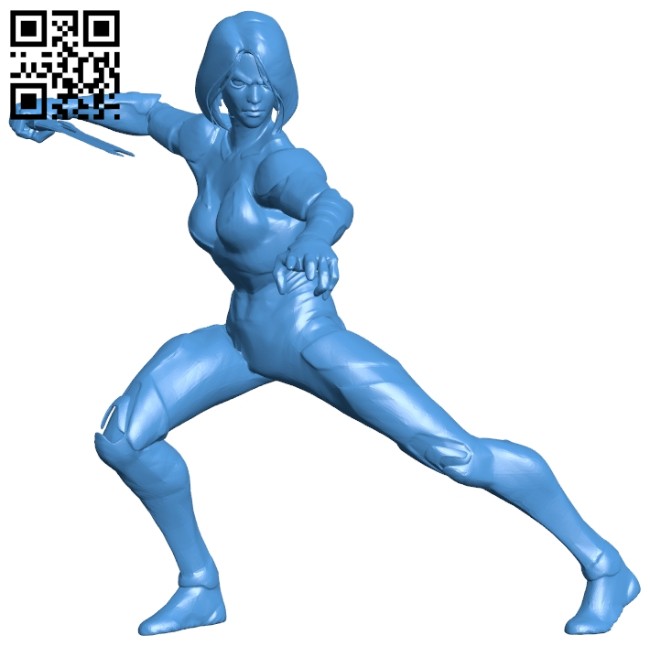 Gamora with sword B006950 file stl free download 3D Model for CNC and 3d printer