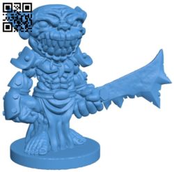 Goblin B006858 file stl free download 3D Model for CNC and 3d printer