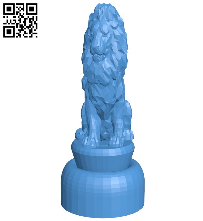 Got Knight - Chess B007005 file stl free download 3D Model for CNC and 3d printer