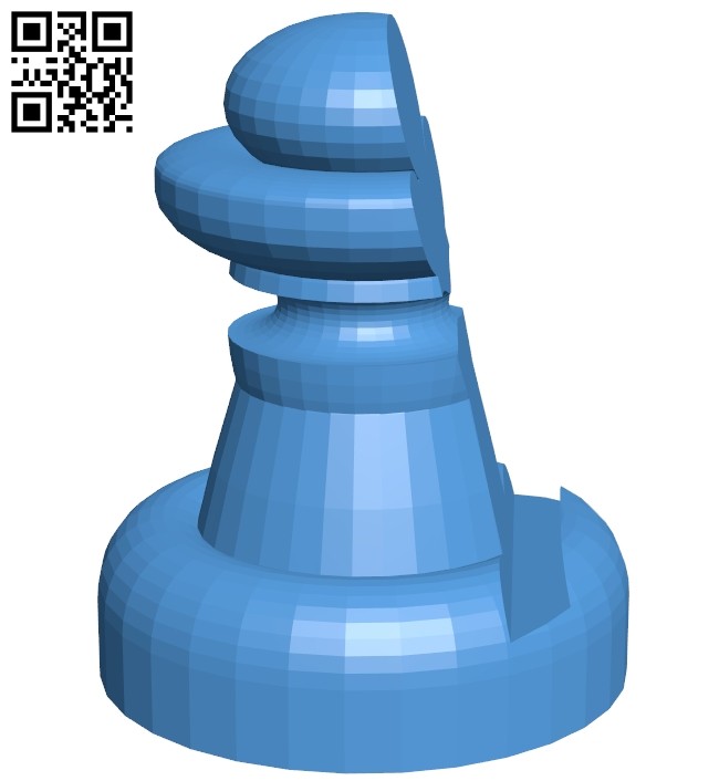 Got pawn - Chess B007006 file stl free download 3D Model for CNC and 3d printer