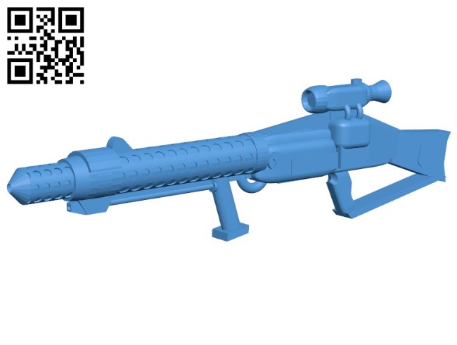 Gun FWMB B006660 file stl free download 3D Model for CNC and 3d printer
