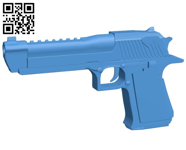 Gun deagle B006916 file stl free download 3D Model for CNC and 3d printer