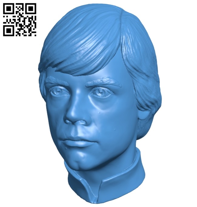 Head Luke B006915 file stl free download 3D Model for CNC and 3d printer