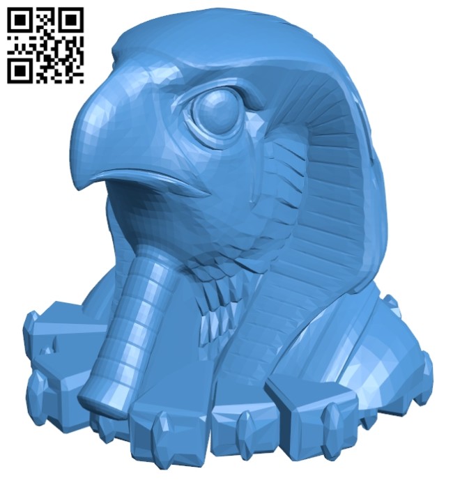 Horus head B006953 file stl free download 3D Model for CNC and 3d printer