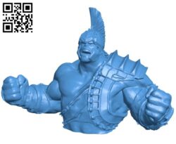 Hulk Ragnarok B006745 file stl free download 3D Model for CNC and 3d printer