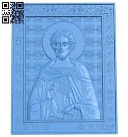 Icon Alexander Nevsky A004701 download free stl files 3d model for CNC wood carving