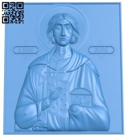 Icon of St. Valery A004756 download free stl files 3d model for CNC wood carving