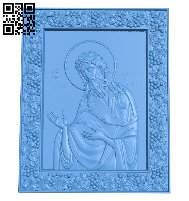 Icon of the Incombustible Kupina A004638 download free stl files 3d model for CNC wood carving
