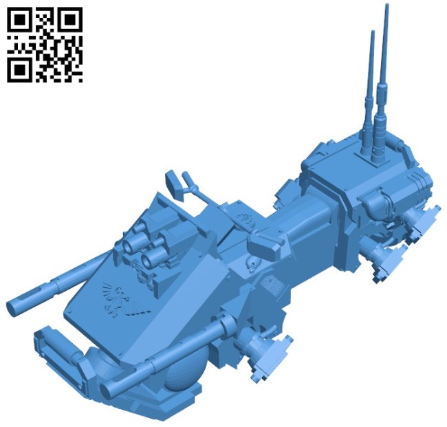 Jetbike ship B006790 file stl free download 3D Model for CNC and 3d printer