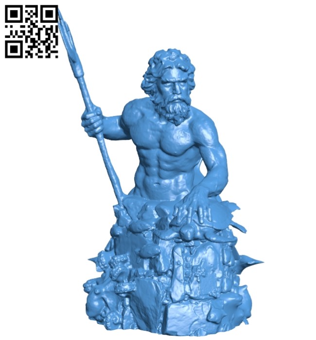 King Neptune B006836 file stl free download 3D Model for CNC and 3d printer