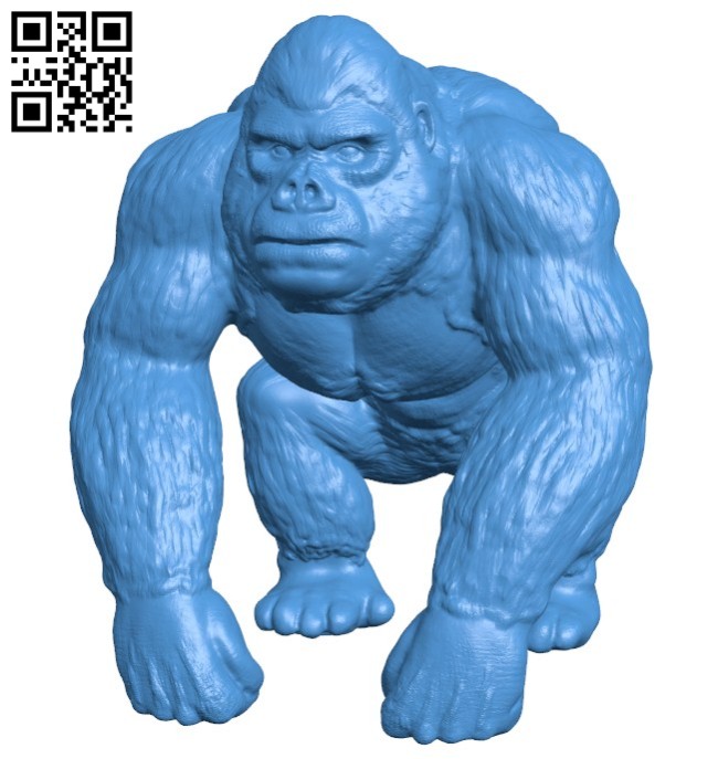 King kong B006800 file stl free download 3D Model for CNC and 3d printer