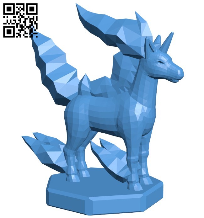 Knight Rapidash - pokemon B006763 file stl free download 3D Model for CNC and 3d printer