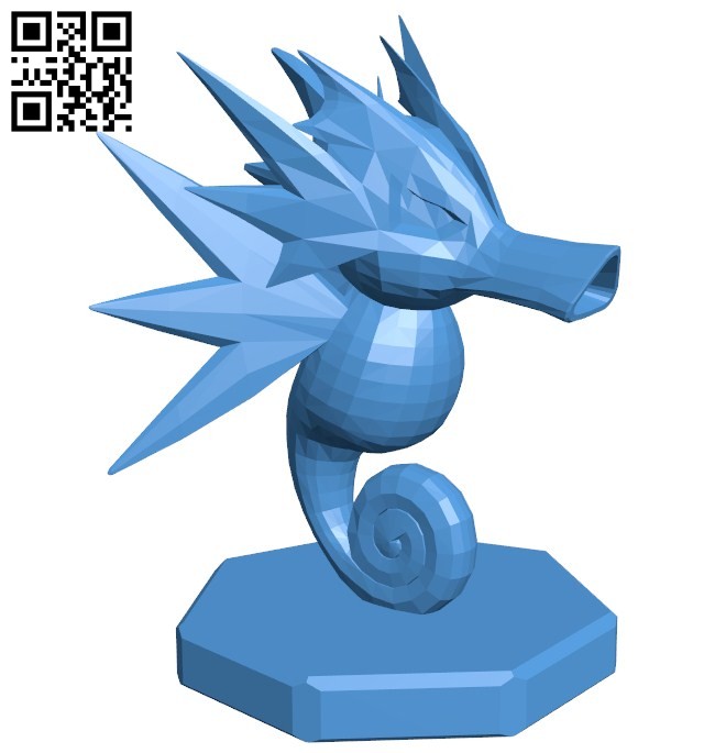 Knight Seadra – pokemon B006764 file stl free download 3D Model for CNC and 3d printer