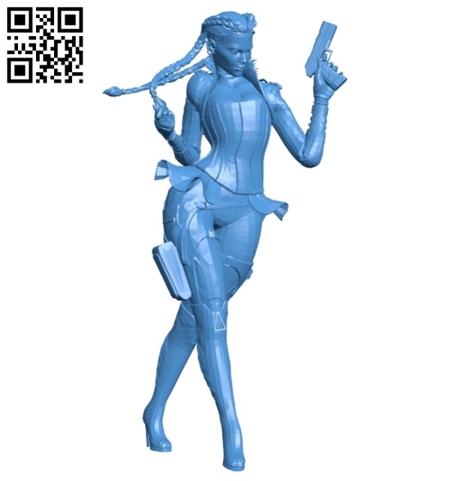 Miss Loba B007041 file stl free download 3D Model for CNC and 3d printer