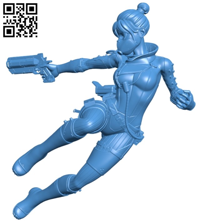 Miss Wraith B007009 file stl free download 3D Model for CNC and 3d printer