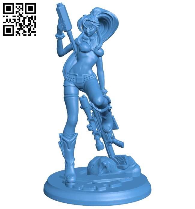 Miss Yoko B007031 file stl free download 3D Model for CNC and 3d printer