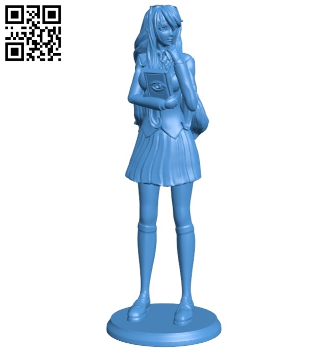 Miss Yuri B006981 file stl free download 3D Model for CNC and 3d printer