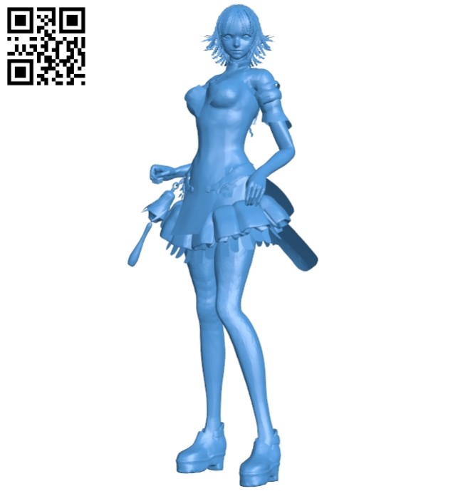 Miss anime princess B006857 file stl free download 3D Model for CNC and 3d printer