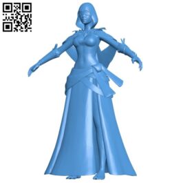 Miss paladins seris B006689 file stl free download 3D Model for CNC and 3d printer