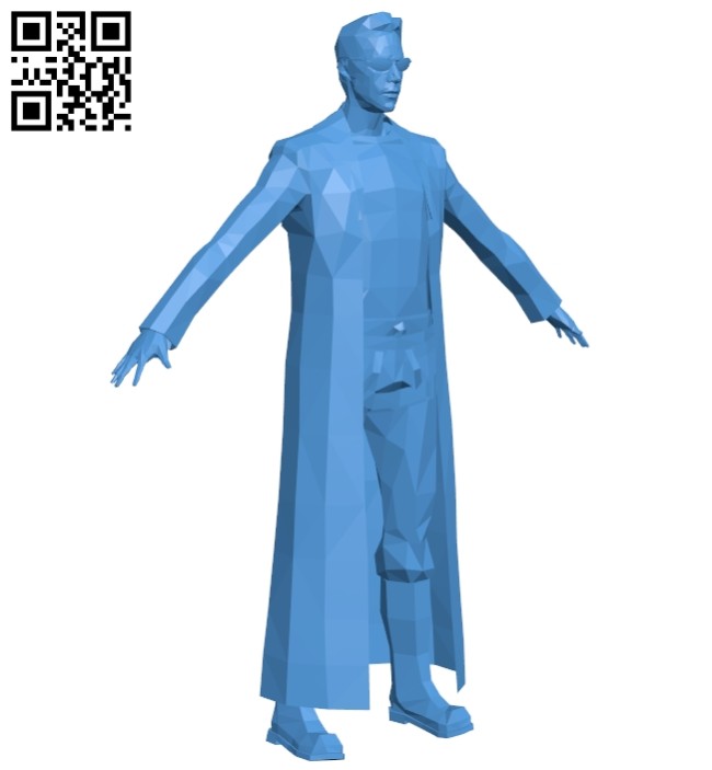 Mr Neo - the matrix B007097 file stl free download 3D Model for CNC and 3d printer