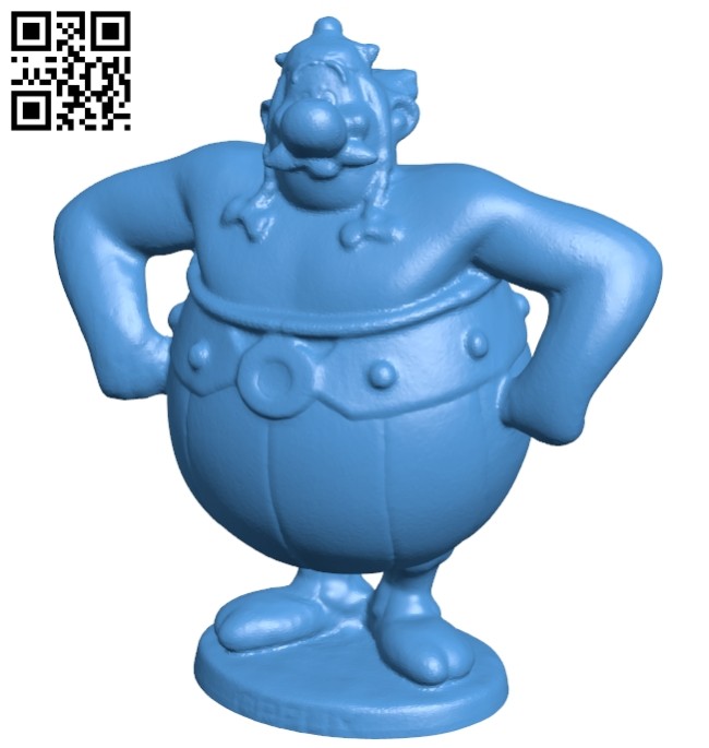 Mr Obelix B007066 file stl free download 3D Model for CNC and 3d printer