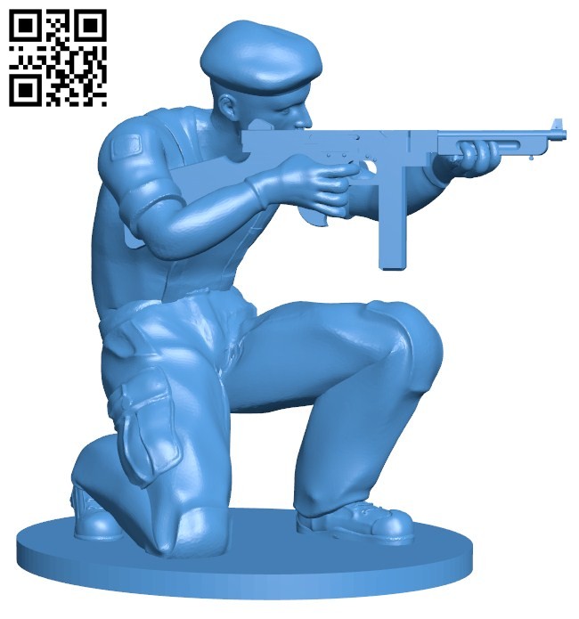 Mr Paratrooper B006693 file stl free download 3D Model for CNC and 3d printer