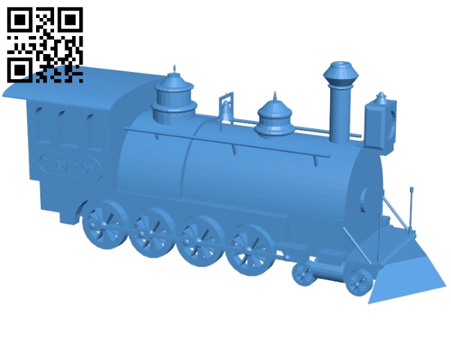 Old train B006891 file stl free download 3D Model for CNC and 3d printer