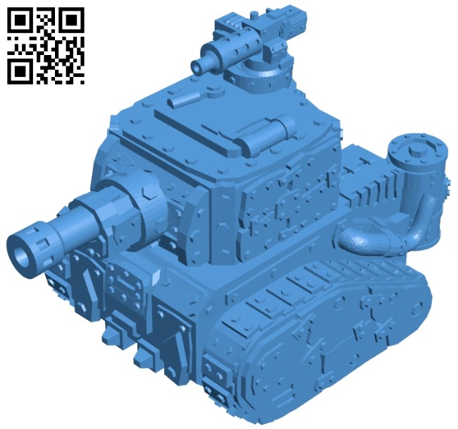 Orc Tank B006990 file stl free download 3D Model for CNC and 3d printer