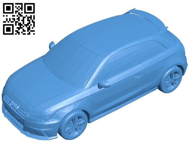 Oto Audi S1 car B006930 file stl free download 3D Model for CNC and 3d printer
