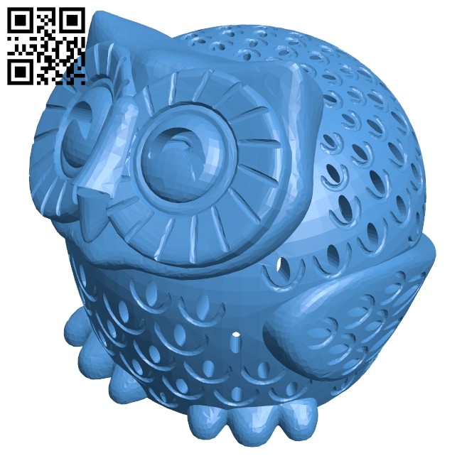 Owl light B006863 file stl free download 3D Model for CNC and 3d printer