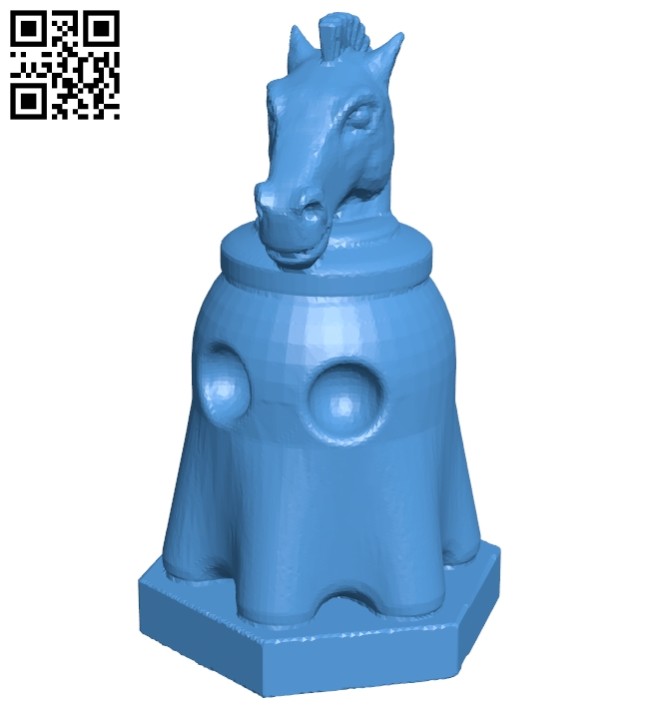 Xadrez – o cavalo B002735 file stl free download 3D Model for CNC and 3d  printer – Free download 3d model Files