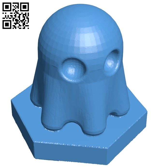 Pac Ghost Pawn - pacman chess B007069 file stl free download 3D Model for CNC and 3d printer