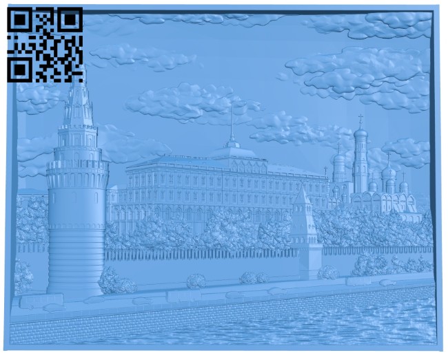 Palace painting A004740 download free stl files 3d model for CNC wood carving