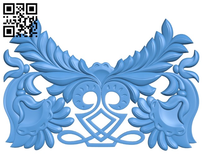 Pattern dekor design A004671 download free stl files 3d model for CNC wood carving