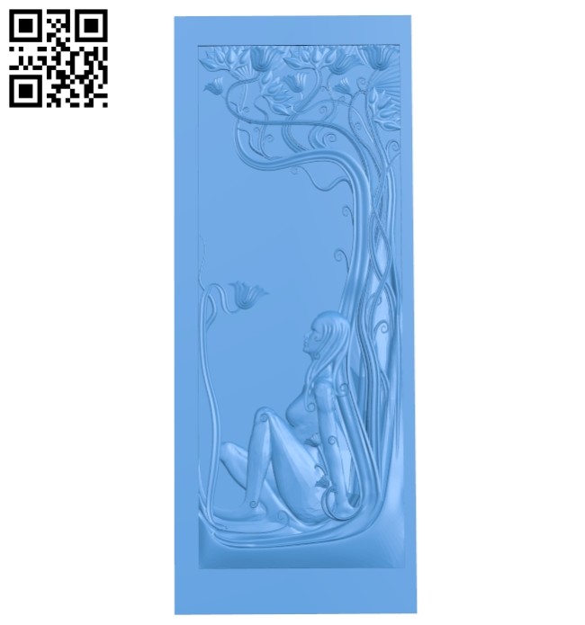 Pattern of EVA-shaped door A004715 download free stl files 3d model for CNC wood carving