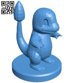 Pawn Charmander – pokemon B006766 file stl free download 3D Model for CNC and 3d printer