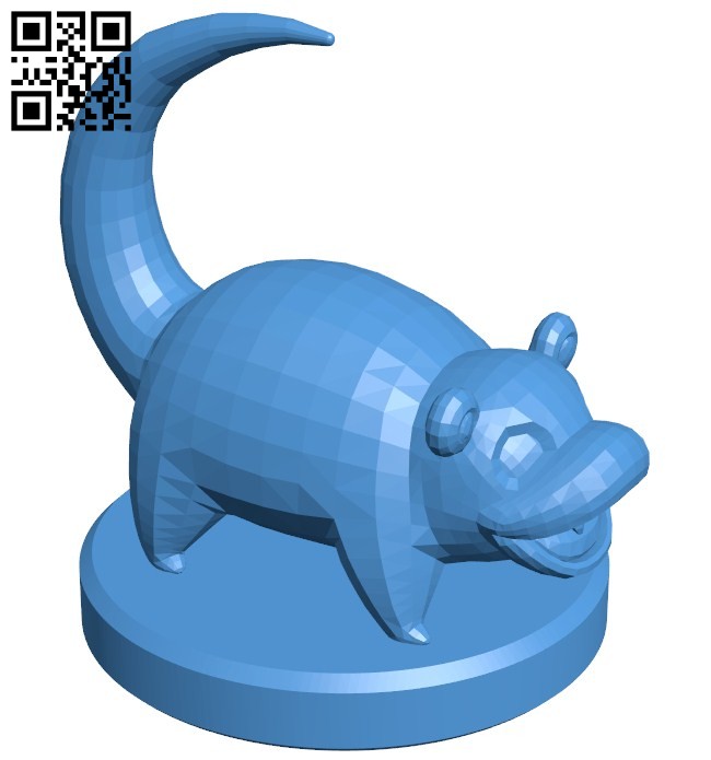 Pawn Slowpoke - pokemon B006773 file stl free download 3D Model for CNC and 3d printer