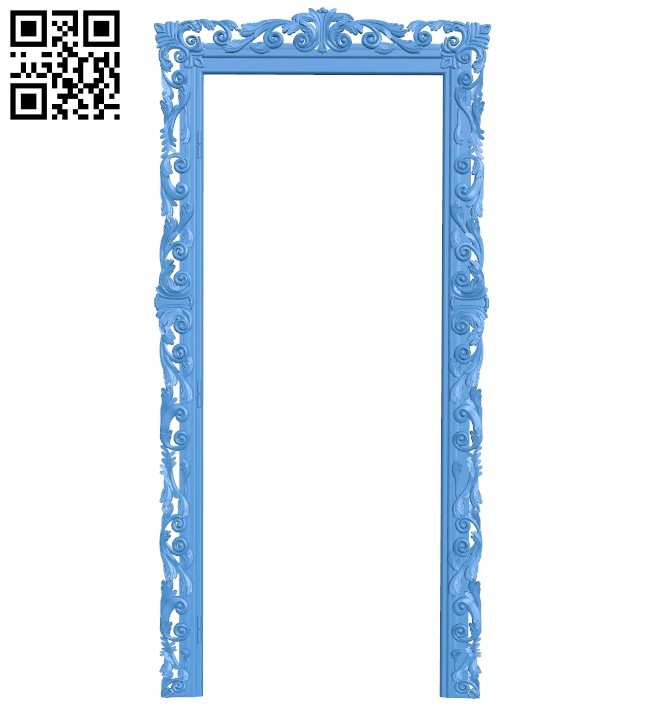 Picture frame or mirror A004731 download free stl files 3d model for CNC wood carving