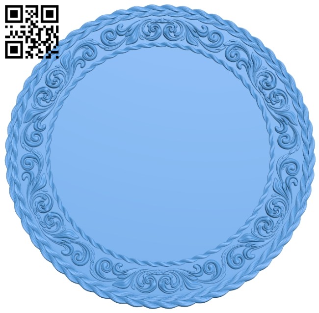 Picture frame or mirror A004733 download free stl files 3d model for CNC wood carving