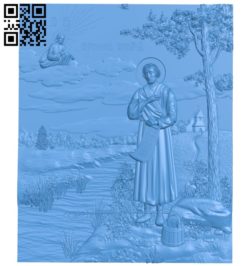 Pictures of Icon Saint Simeon A004698 download free stl files 3d model for CNC wood carving