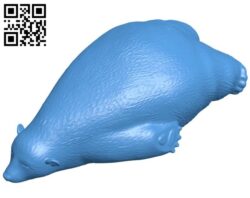 Polar bear B006835 file stl free download 3D Model for CNC and 3d printer