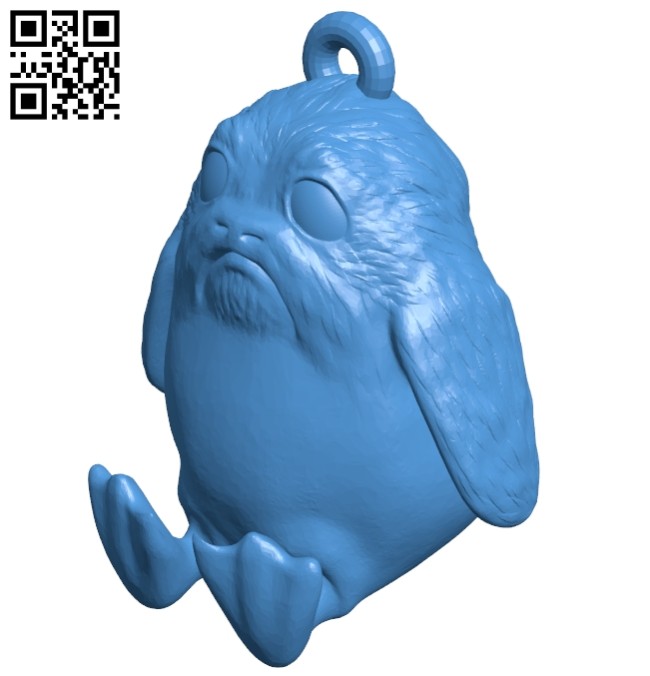 Porg KC bin B006920 file stl free download 3D Model for CNC and 3d printer
